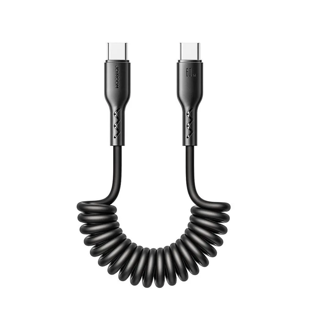 Joyroom USB-C Hurtigladerkabel 60W, 1,5m - Svart