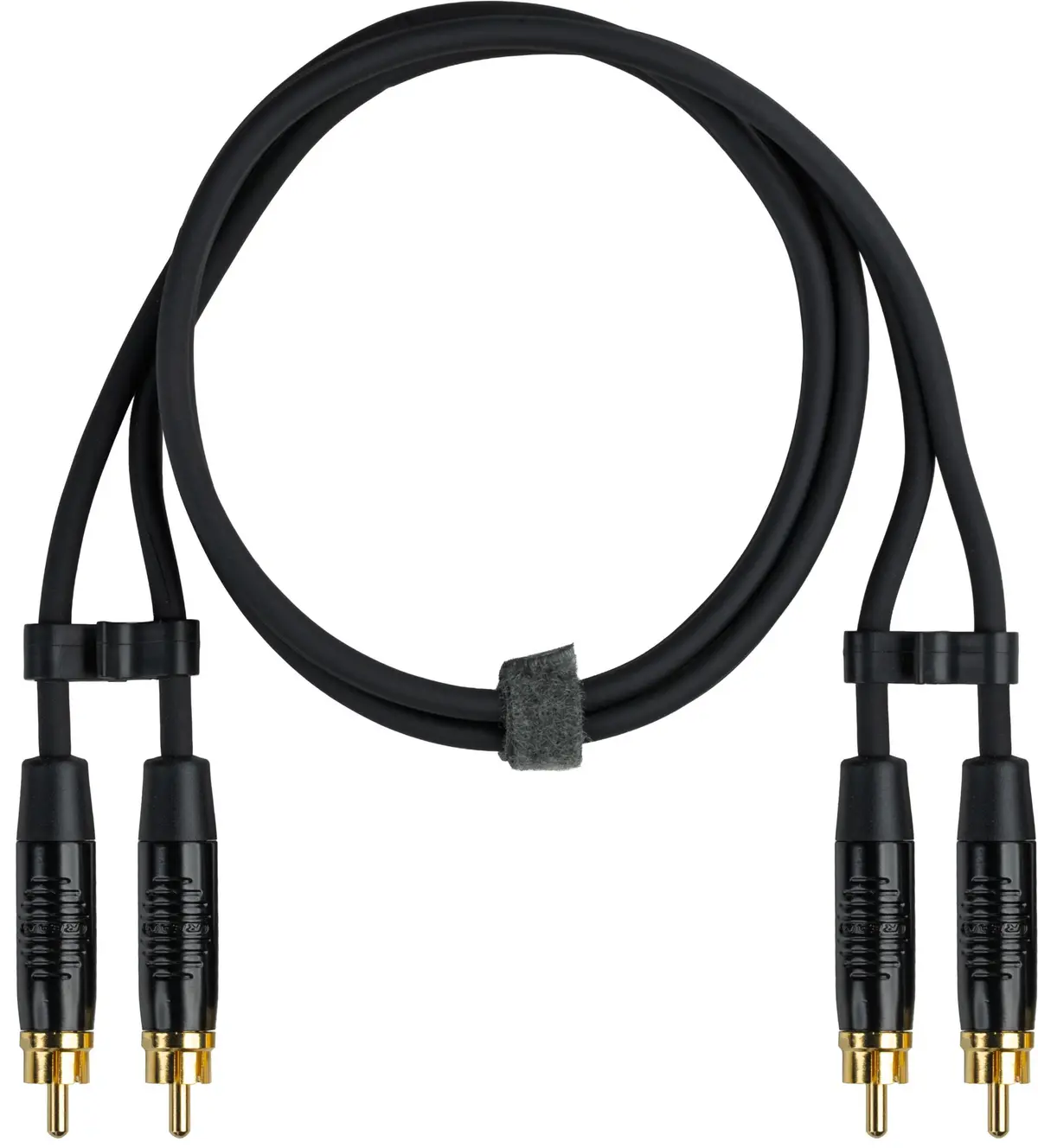 Fujtech 2xRCA til 2xRCA lydkabel - Svart - 3m