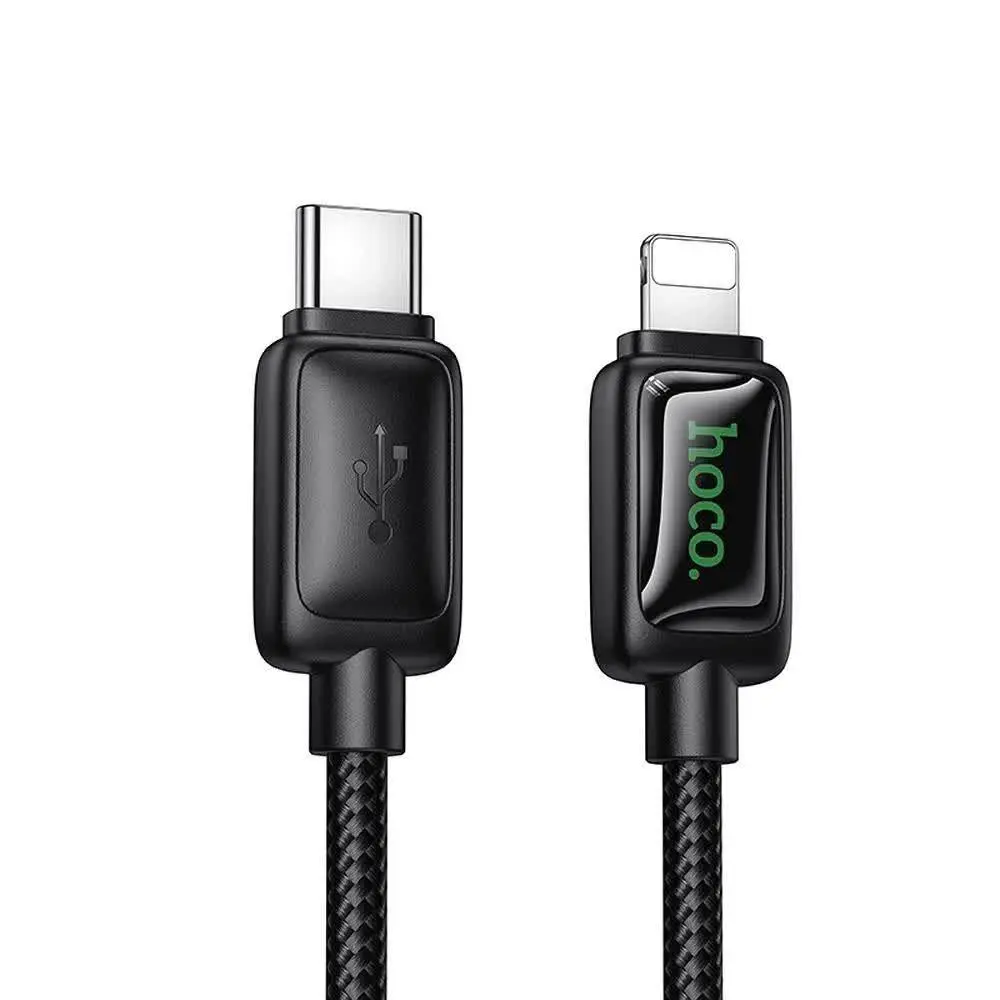 HOCO U146 USB-C til Lightning kabel, 30W, 1.2m - Svart
