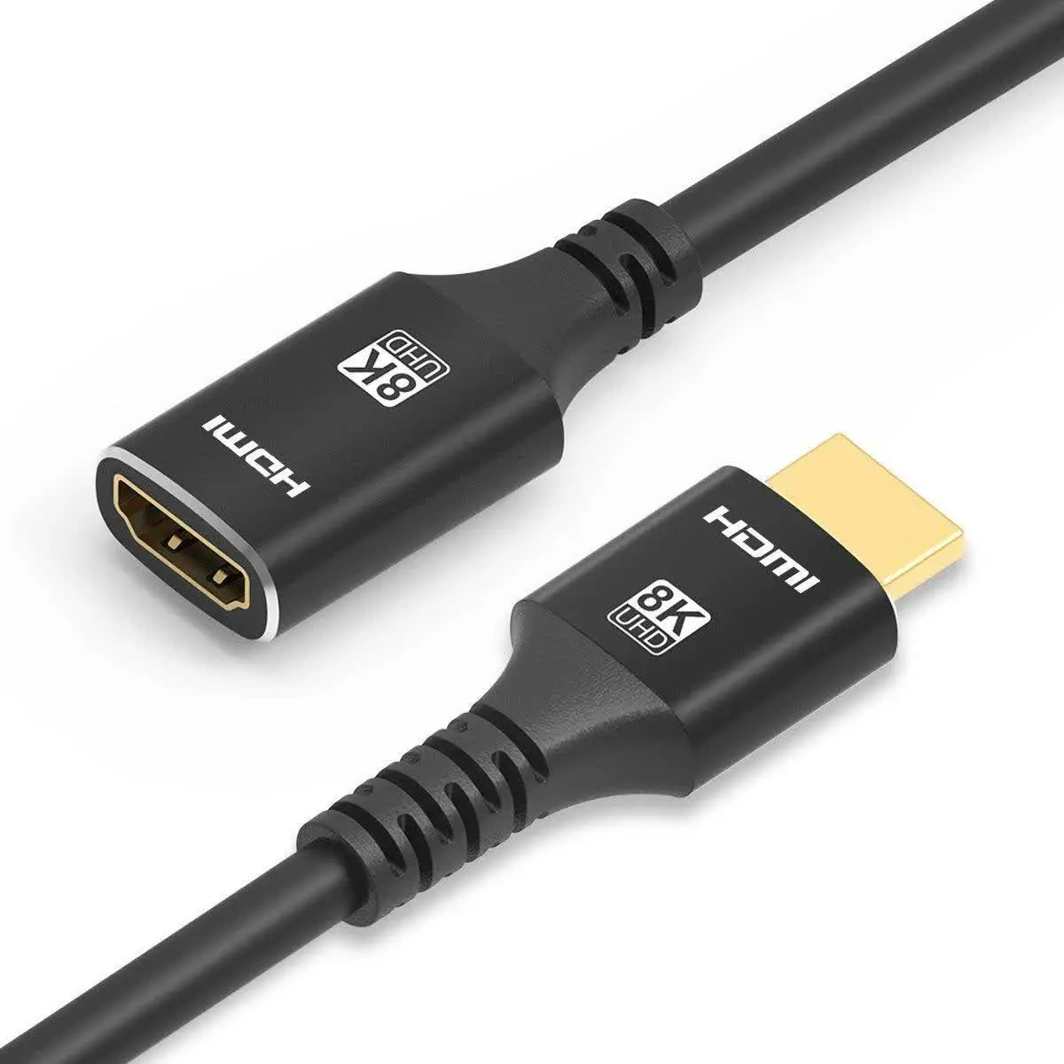 Nördic HDMI 2.1 Forlengelseskabel - 8K@60Hz, 4K@144Hz, 48Gbps - 1,5m