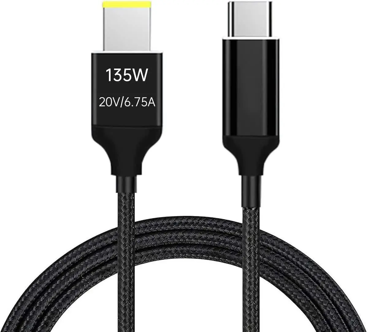 Nördic USB-C til Lenovo Yellow Square-laderkabel - 135W, 2m