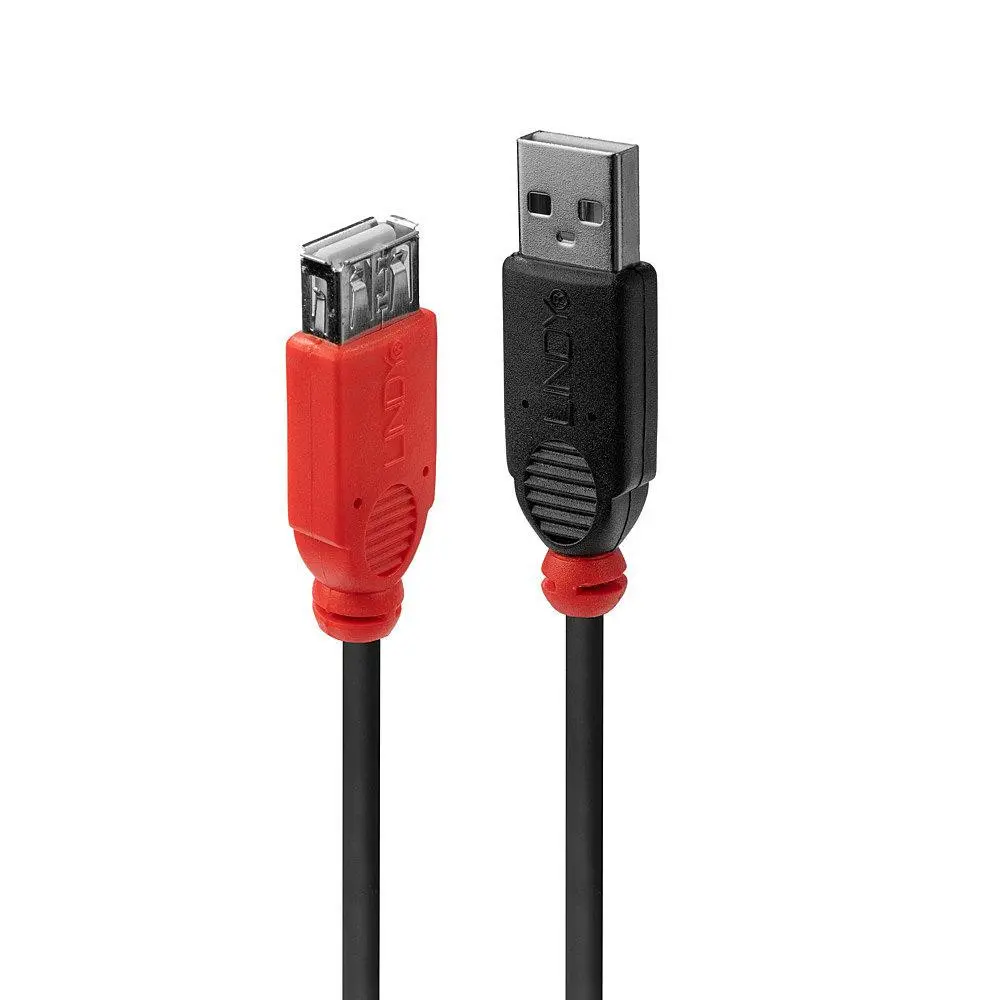Lindy 42817 USB-A hann til hunn forlengerkabel - USB 2.0 aktiv - 5m