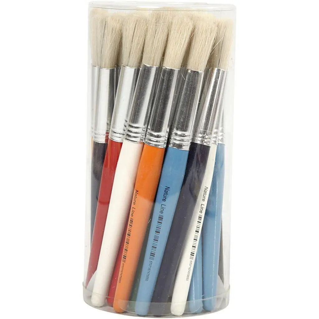 Creativ Company Runde Barnepensler - 15 mm, 19 cm - 30 stk.