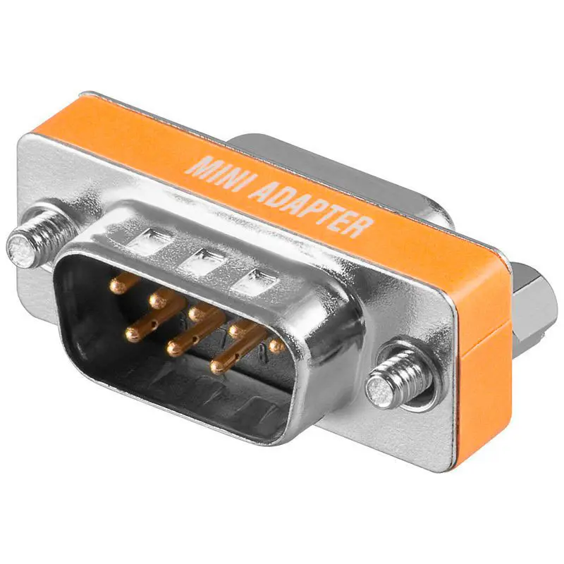 Goobay RS232 adapter 9-pin hann/hunn (Nullmodem)
