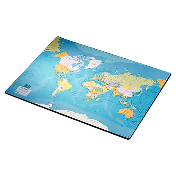 Esselte Skriveunderlag med Verdenskart (53x40cm)