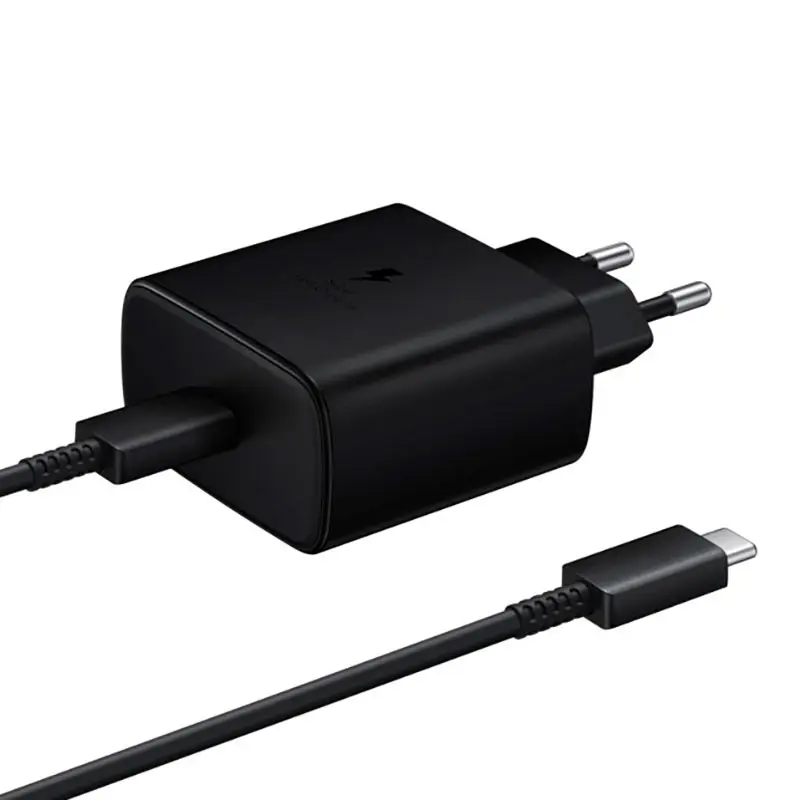 Samsung EP-TA845XBEGW USB-C Lader med kabel 45W (Super Fast) Svart