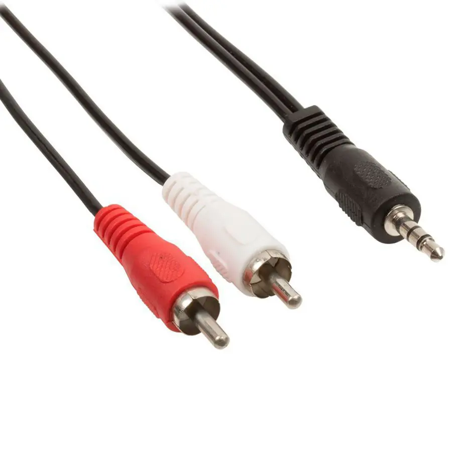 Nedis Minijack til RCA-kabel – 15 meter
