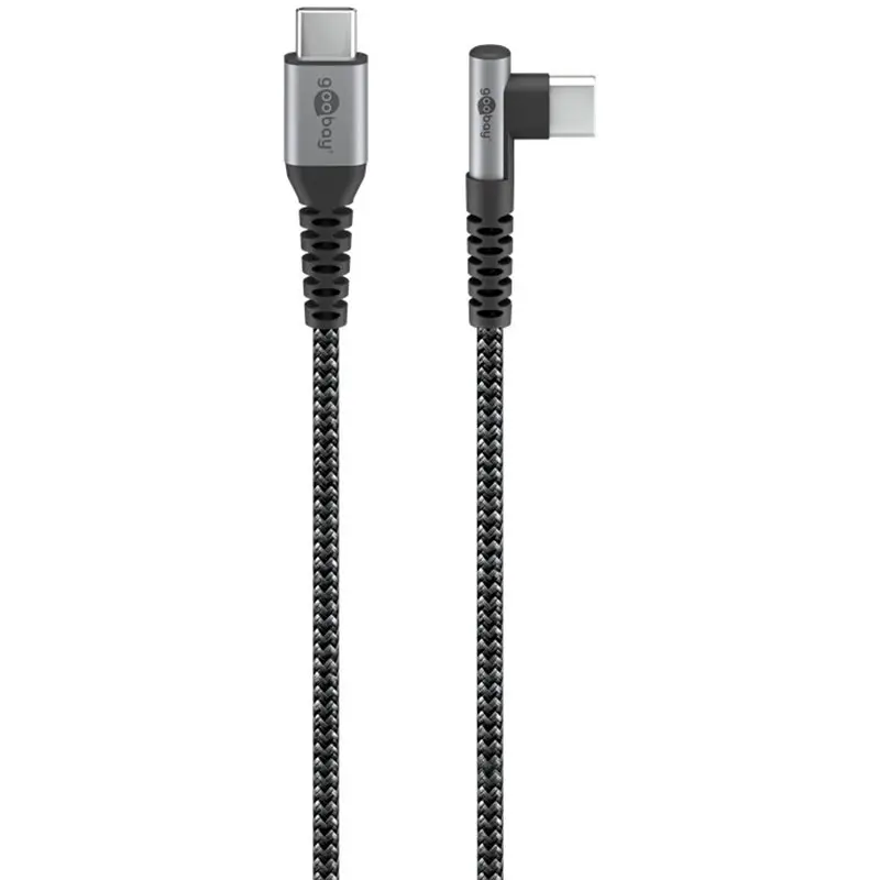 Goobay USB-C-kabel 90° - 0,5m (USB-C til USB-C)