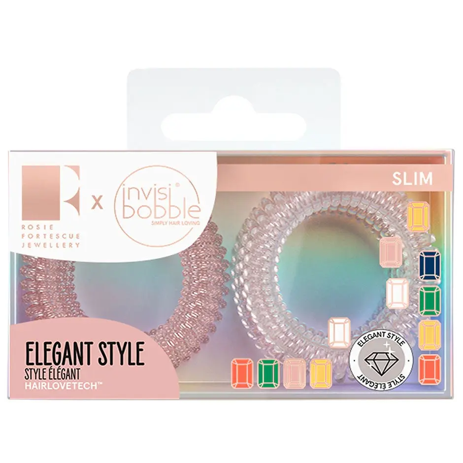 Invisibobble Slim Rosie Fortescue Pink Glasses