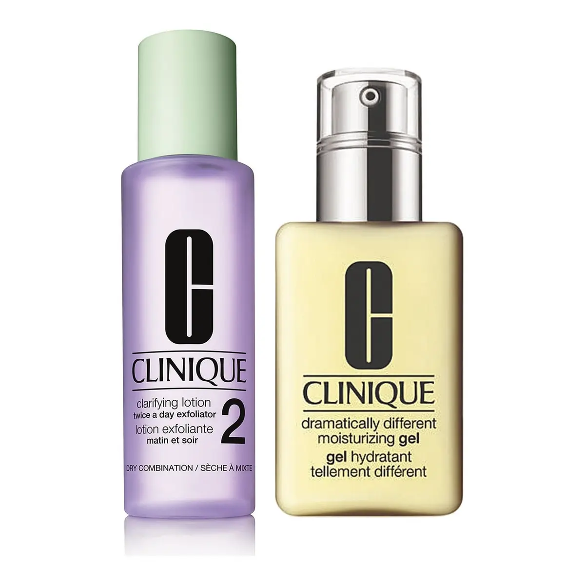 Clinique Clear Skin Essentials Set Clarifying Lotion 200 ml & Moisturizing Gel 125 ml 325 ml