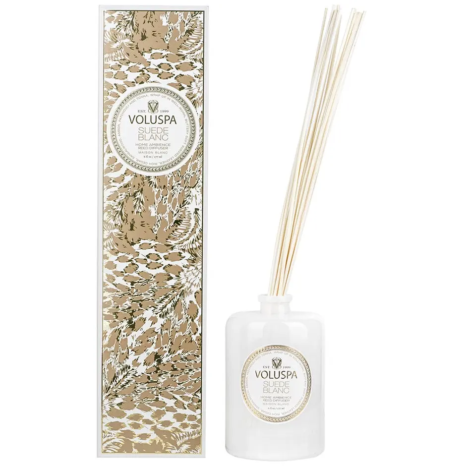 Voluspa Reed Diffuser Suede Blanc 177 ml