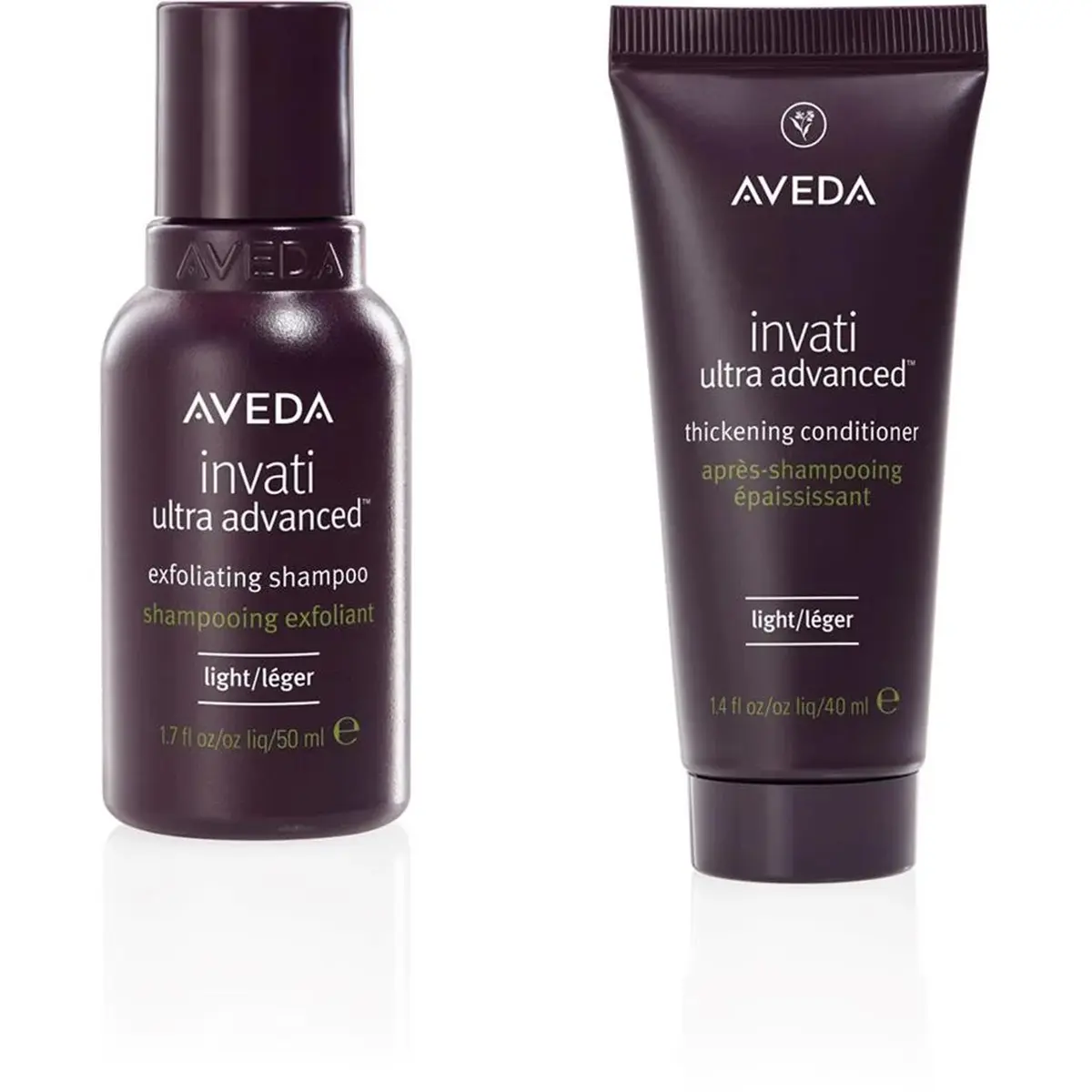 Aveda Invati Ultra Hair Thickening Starter Exfoliating Shampoo 50 ml & Thickening Conditioner 50 ml 100 ml
