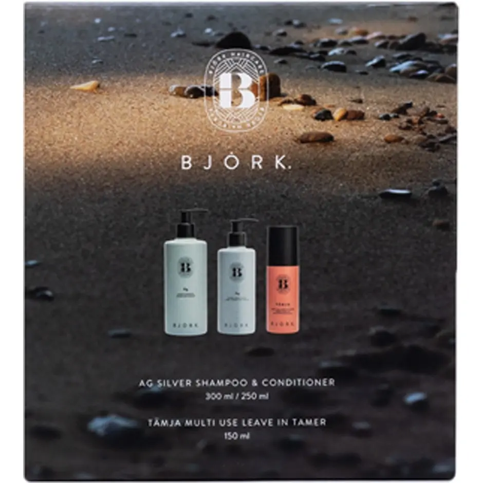 Björk Ag Silver Shampoo, Conditioner & Tämja Multi Use 300+250+150 ml 700 ml