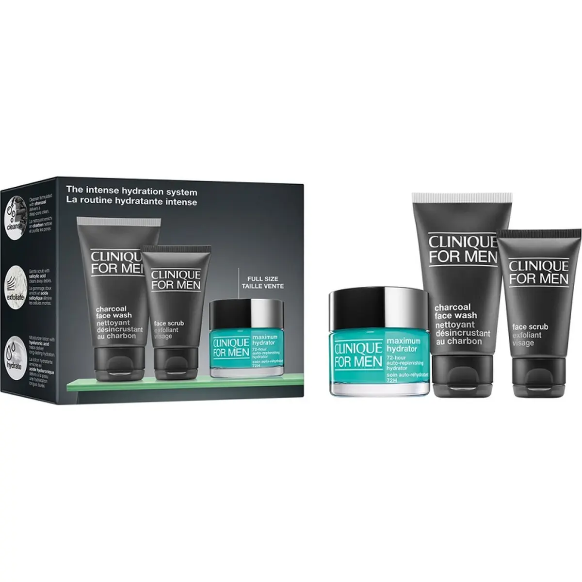 Clinique For Men The Intense Hydration Set 100 + 50 + 30 ml