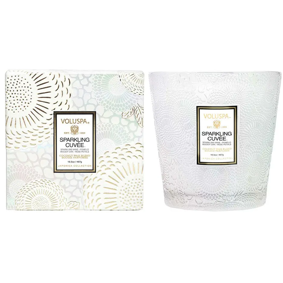 Voluspa Boxed 2-Wick Hearth Candle Sparkling Cuvée 60h 467 g