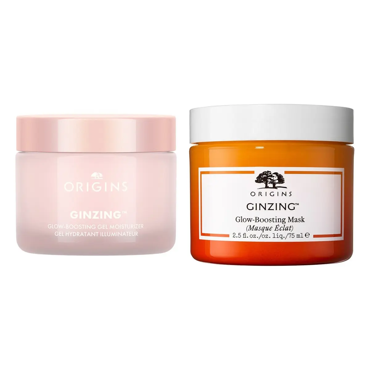 Origins Radiant Skin Starter Set Gel Moisturizer 50 ml & Mask 75 ml 125 ml