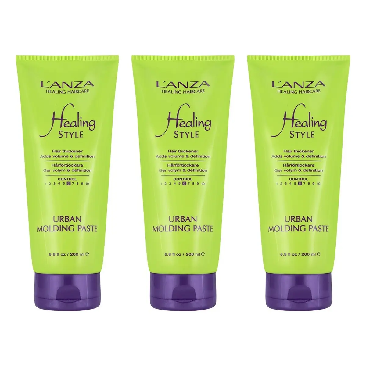 L'ANZA Healing Style Urban Molding Paste 3-pack 600 ml