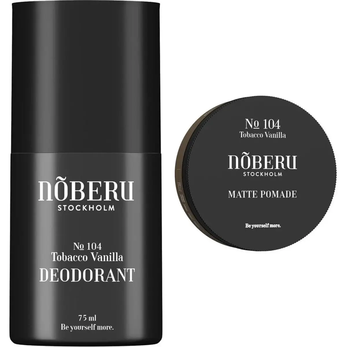 Nõberu Stockholm Farsdag Favoriter Matte Pomade & Tobacco Vanilla Deodorant