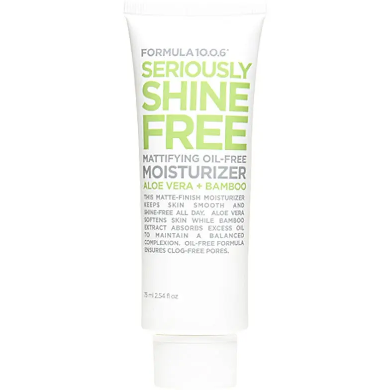 Formula 10.0.6 Seriously Shine Free Mattifying Oil-Free Moisturizer 75 ml