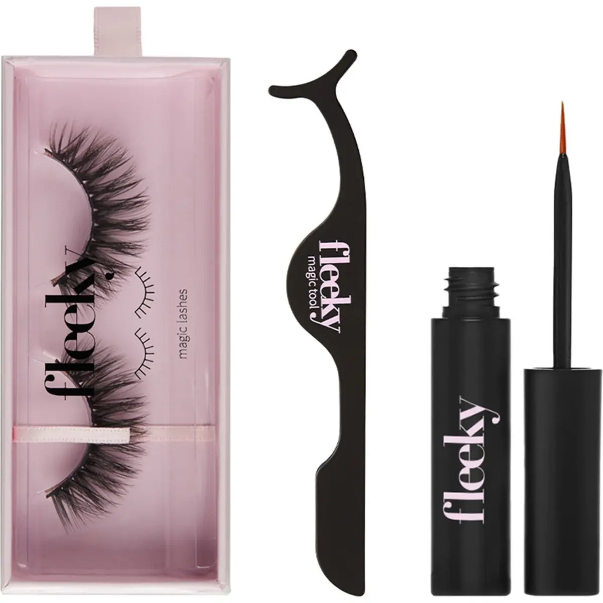Fleeky Magic Lashes Kit - False Lashes With Glue & Applicator Sexy