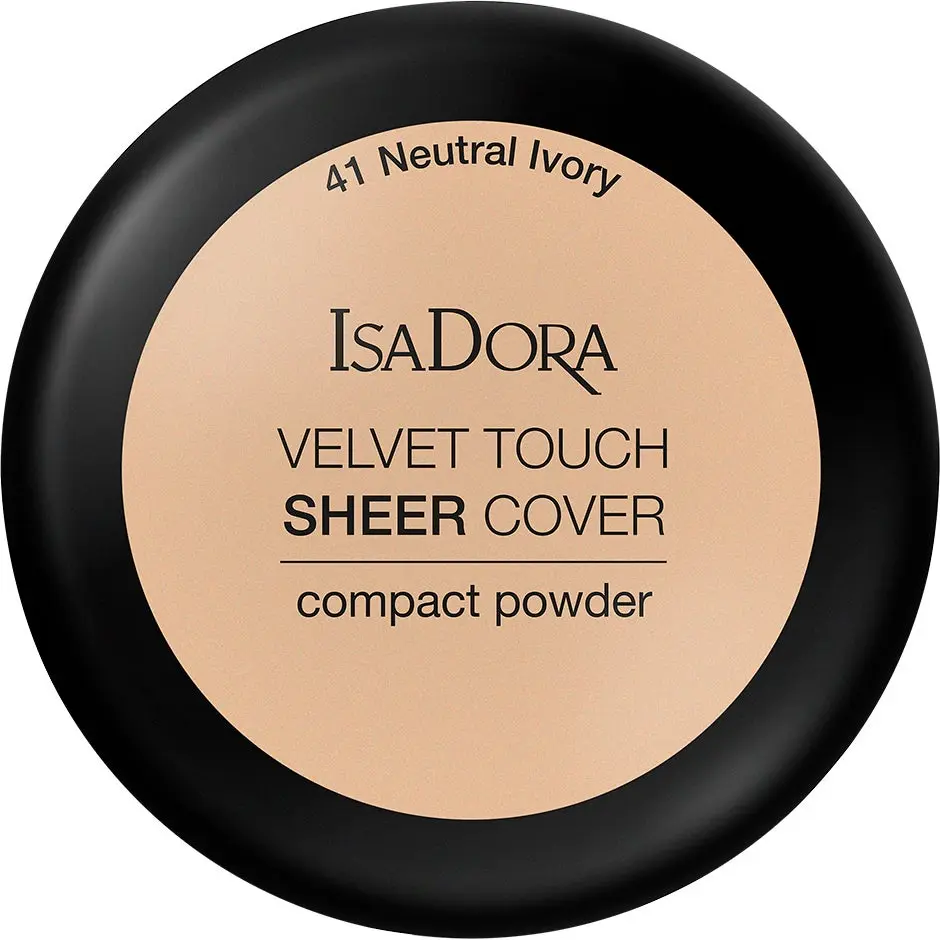 IsaDora Velvet Touch Sheer Cover Compact Powder Neutral Ivory 10 g