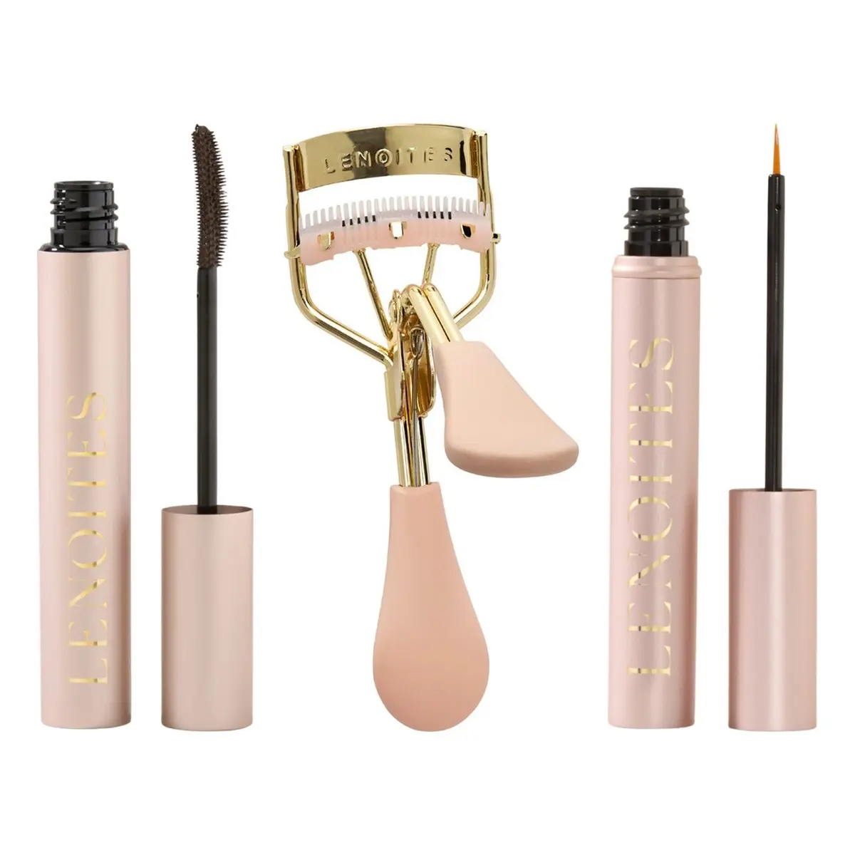 Lenoites Lash Lift & Growth Essentials Mascara 8 Ml, Curler & Serum 5 ml