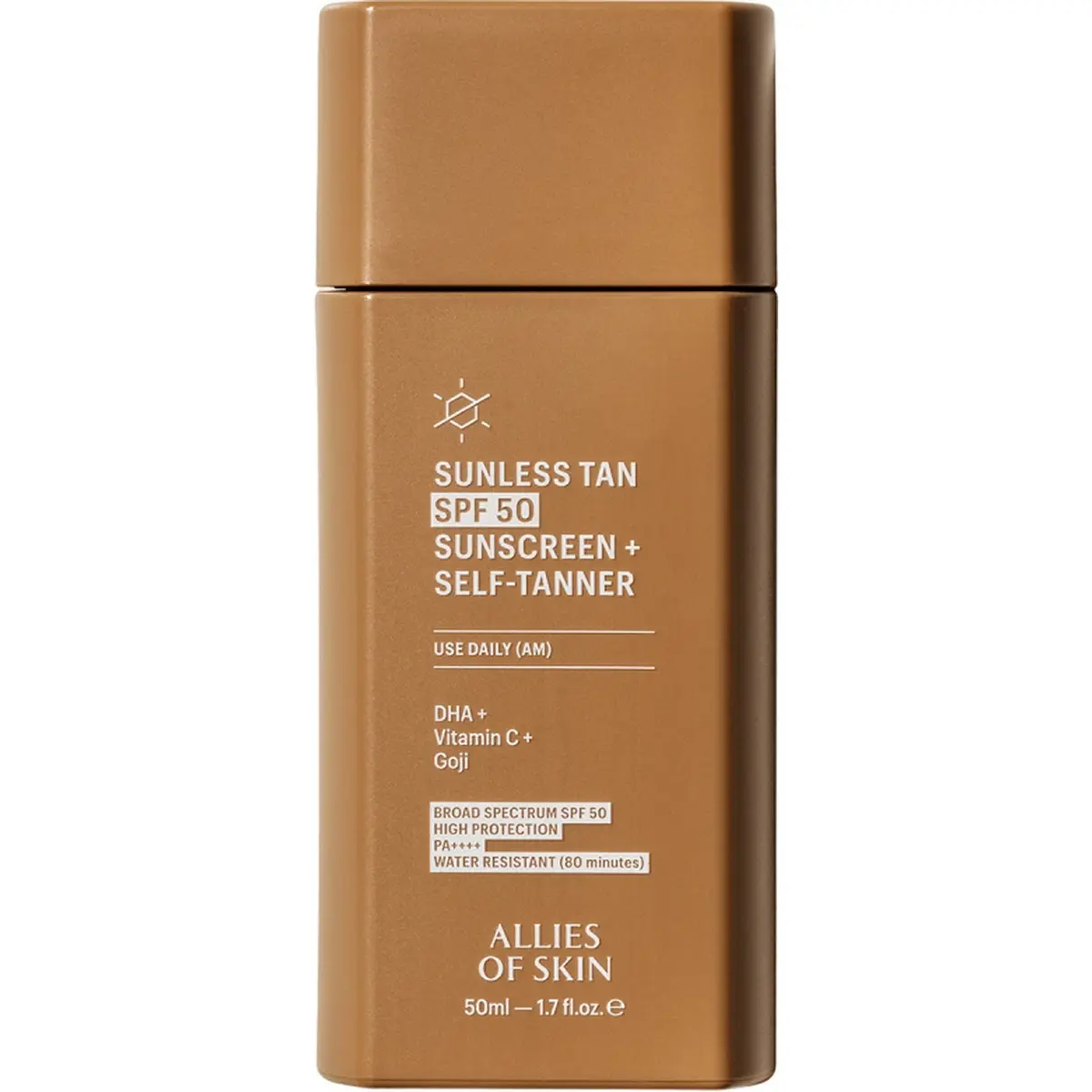 Allies of Skin Sunless Tan SPF 50 Sunscreen + Self-Tanner 50 ml
