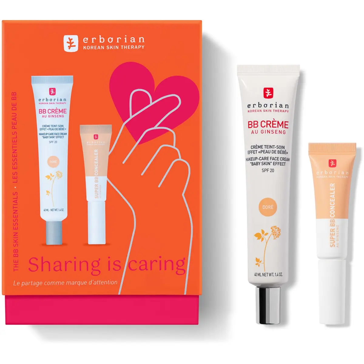 Erborian The BB Effect Essentials - BB Creme x Super BB Concealer Doré 1 pcs