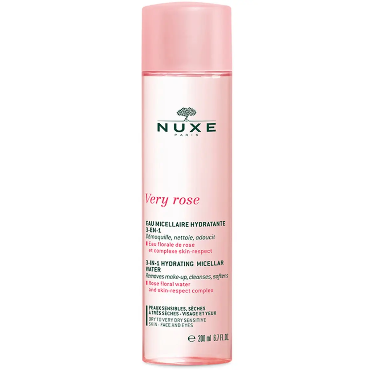 Nuxe Very Rose 3-In-1 Soothing Micellar Water 200 ml