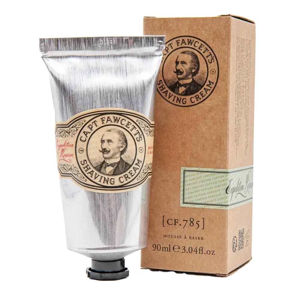 Captain Fawcett's Expedition Reserve barberkrem I tube - reisestørrelse