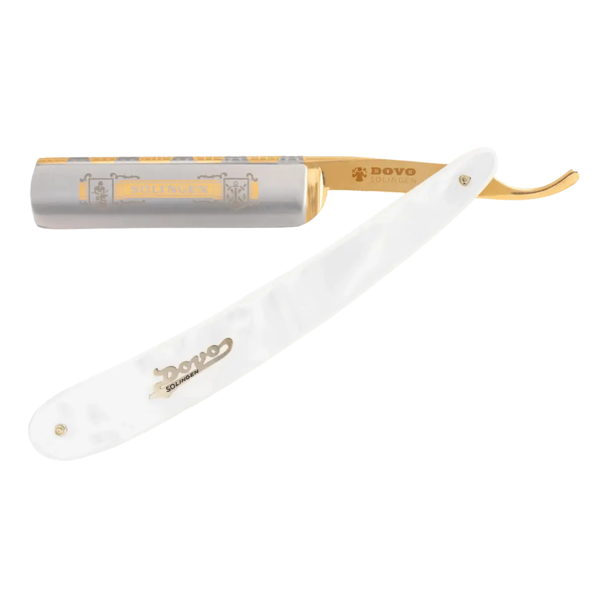 DOVO barberkniv - Imitert Perlemor 5/8"