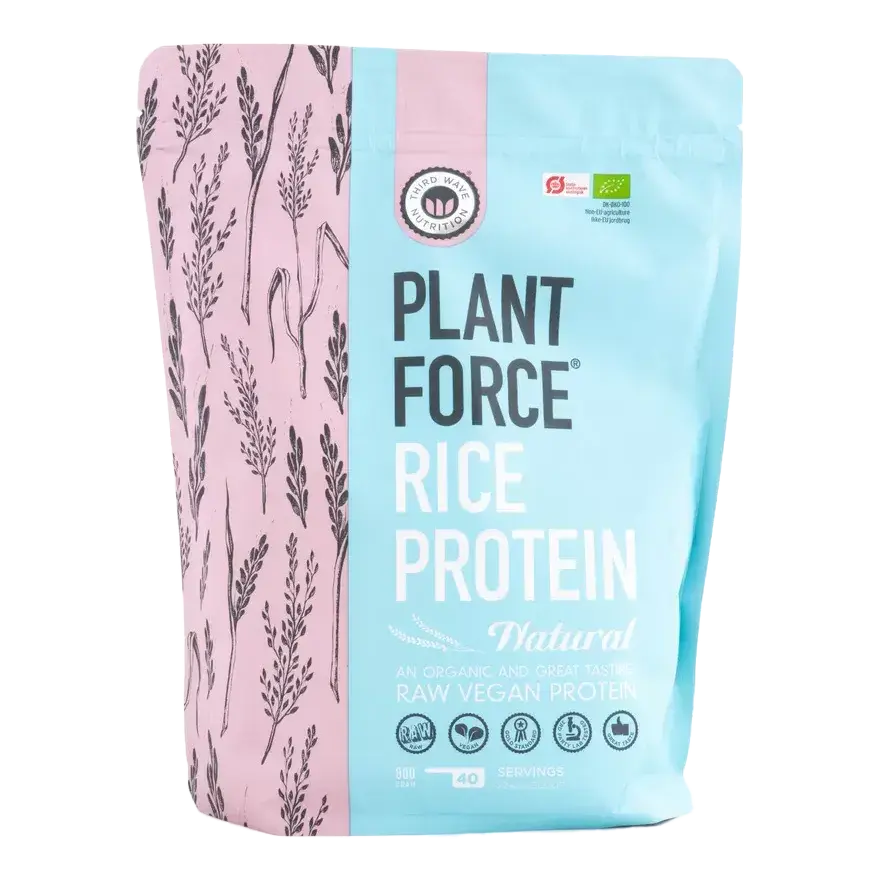 Plantforce risproteinpulver - Naturell