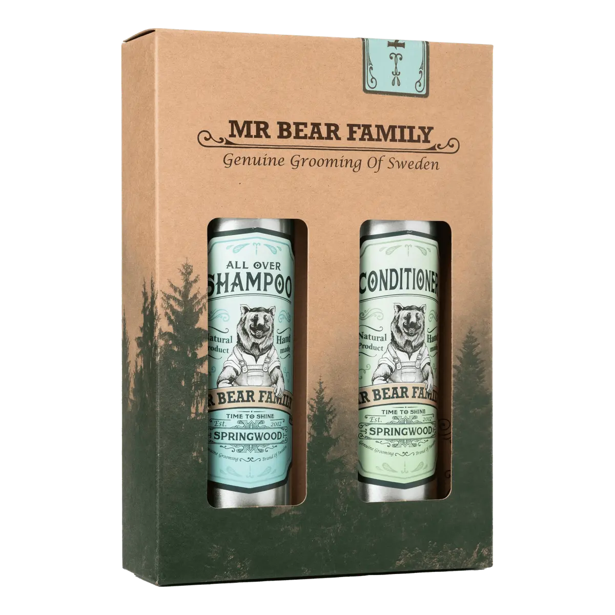 Mr Bear Family Sjampo & balsam hårkit