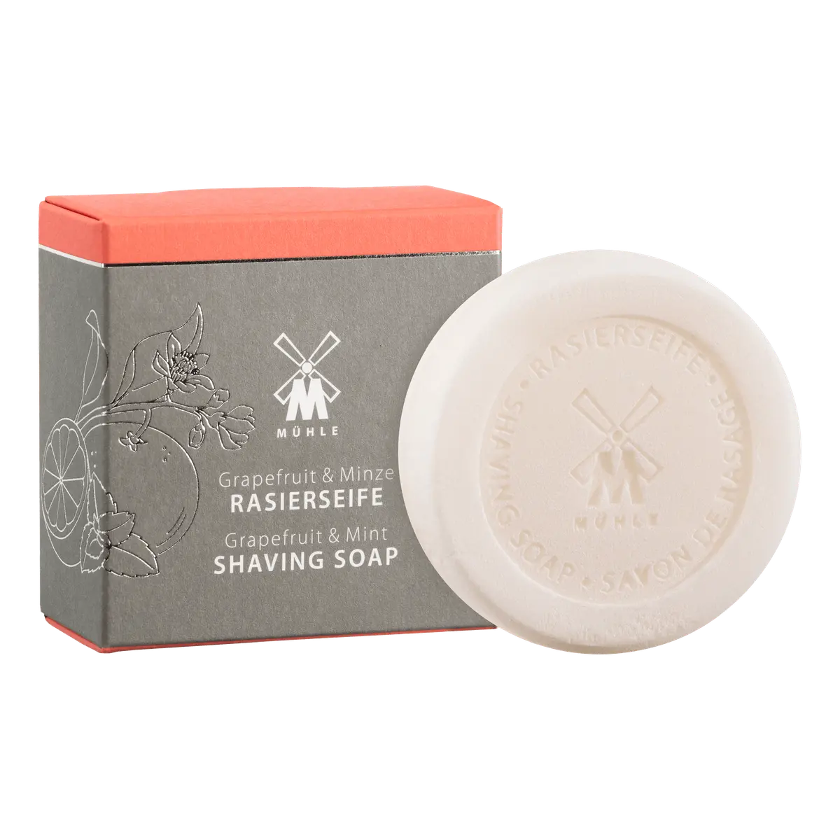 Mühle barbersåpe refill - Grapefrukt og mint