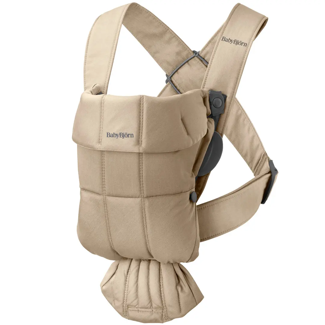 Bæresele Mini - Vevd, beige