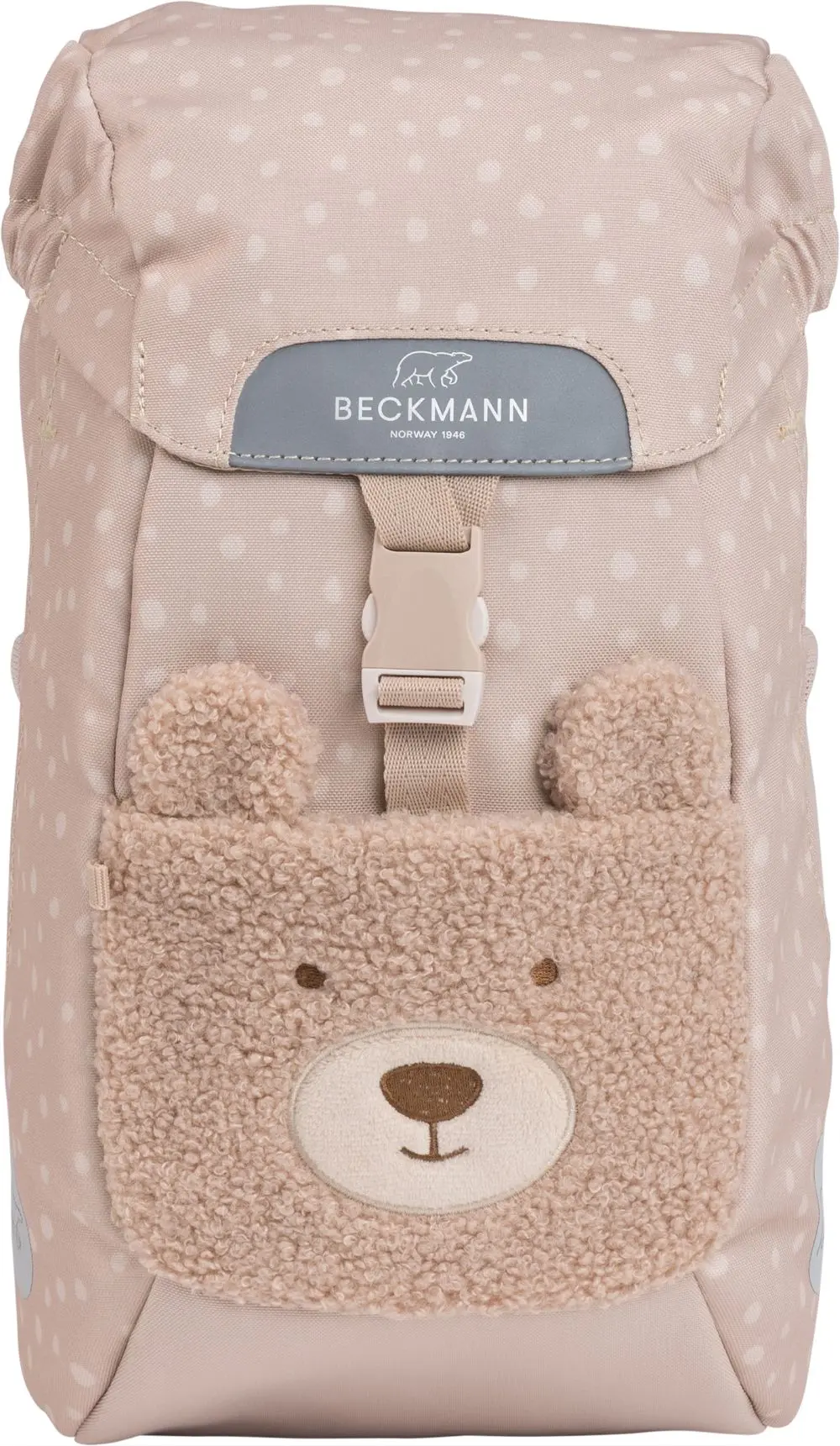 Barnehagesekk 12 l, brown, teddy