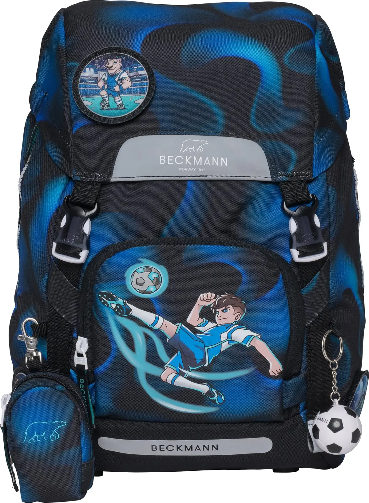 Beckmann 1. klassesekk 22 L, blue, magicleague