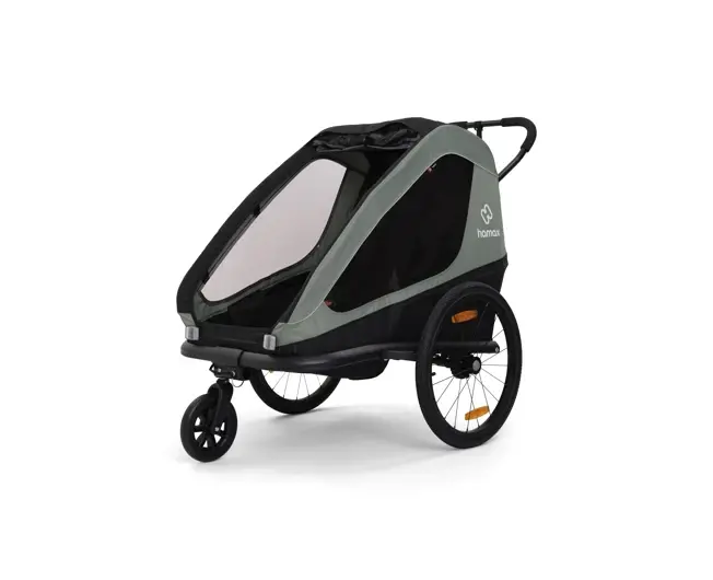 Traveller sykkelvogn, khakigreenblack
