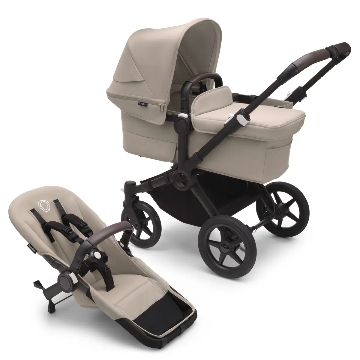 Bugaboo Donkey5 Mono complete Black/Desert Taupe