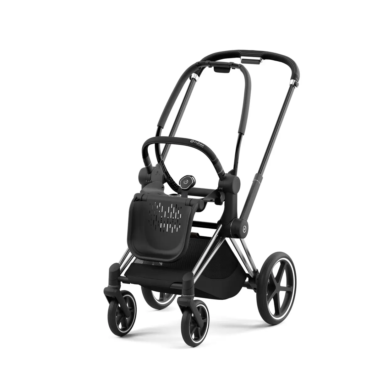 Cybex Priam Platinum – understell til barnevogn, chromeblack