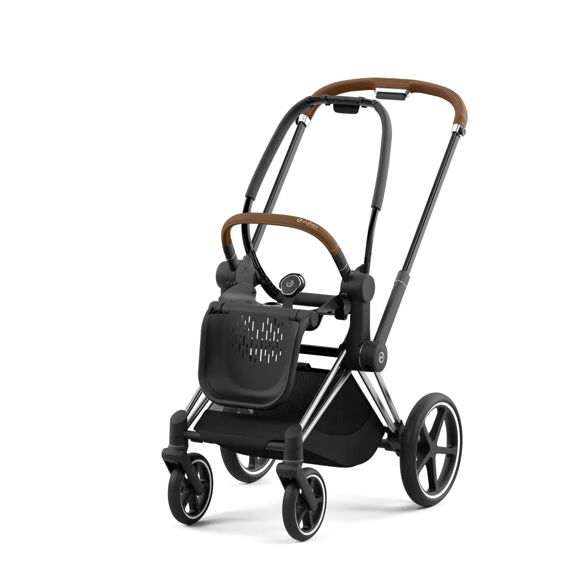Cybex Priam Platinum – understell til barnevogn, chromebrown