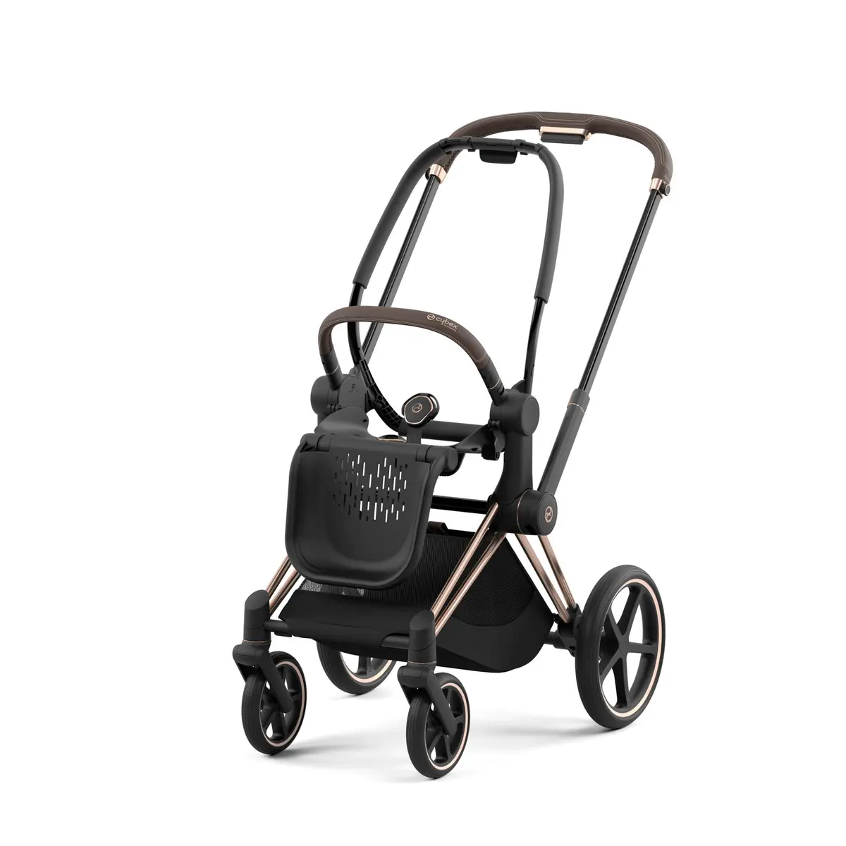 Cybex Priam Platinum – understell til barnevogn, rosegold