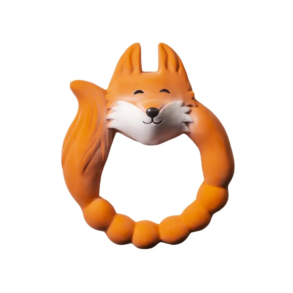 Biteleke i naturgummi, rev