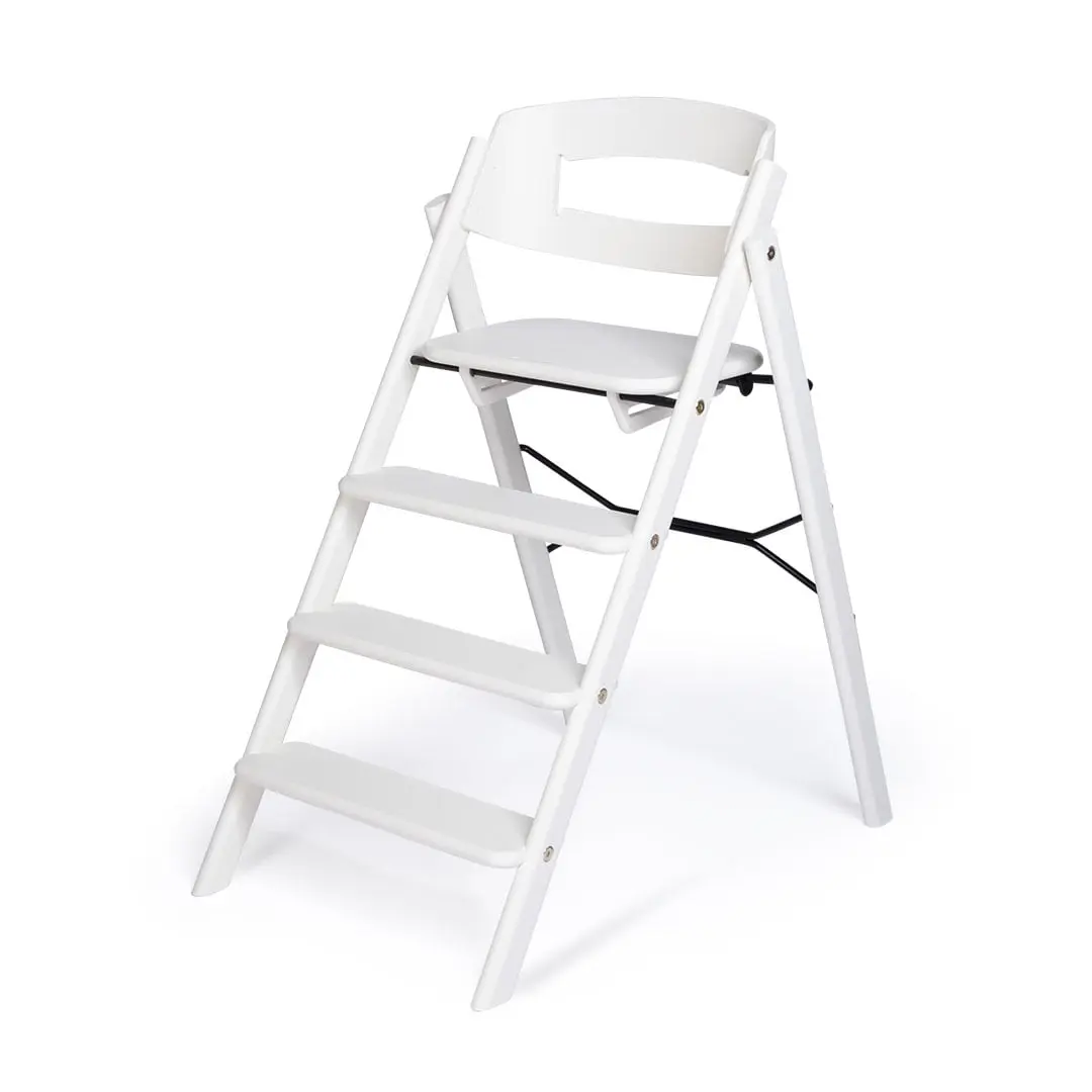 Klapp barnestol bøk, white