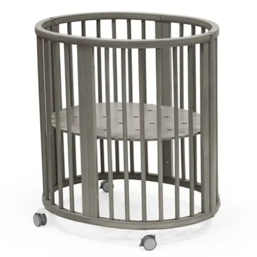 Stokke Sleepi V3 Mini barneseng – fra nyfødt, utvidbar, hazygrey