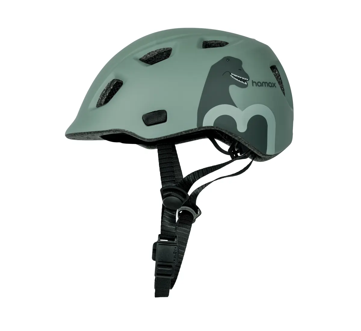 Thundercap sykkelhjelm, greendino