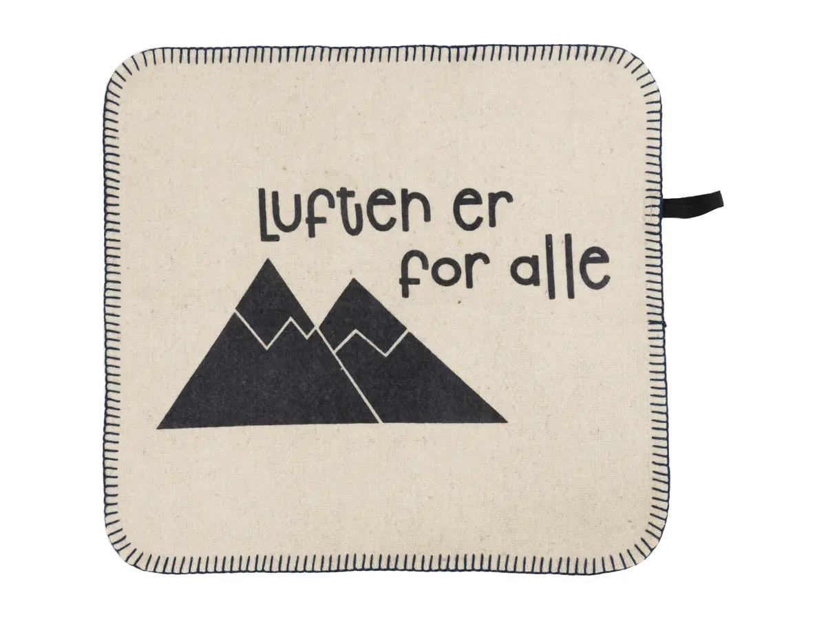 Sitteunderlag i ull, blue