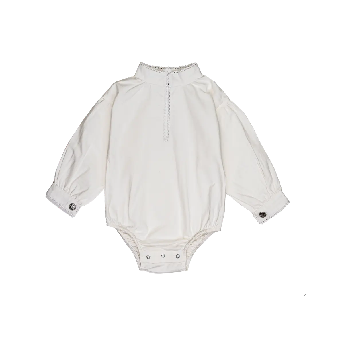 Maihaugen body til festdrakt, white