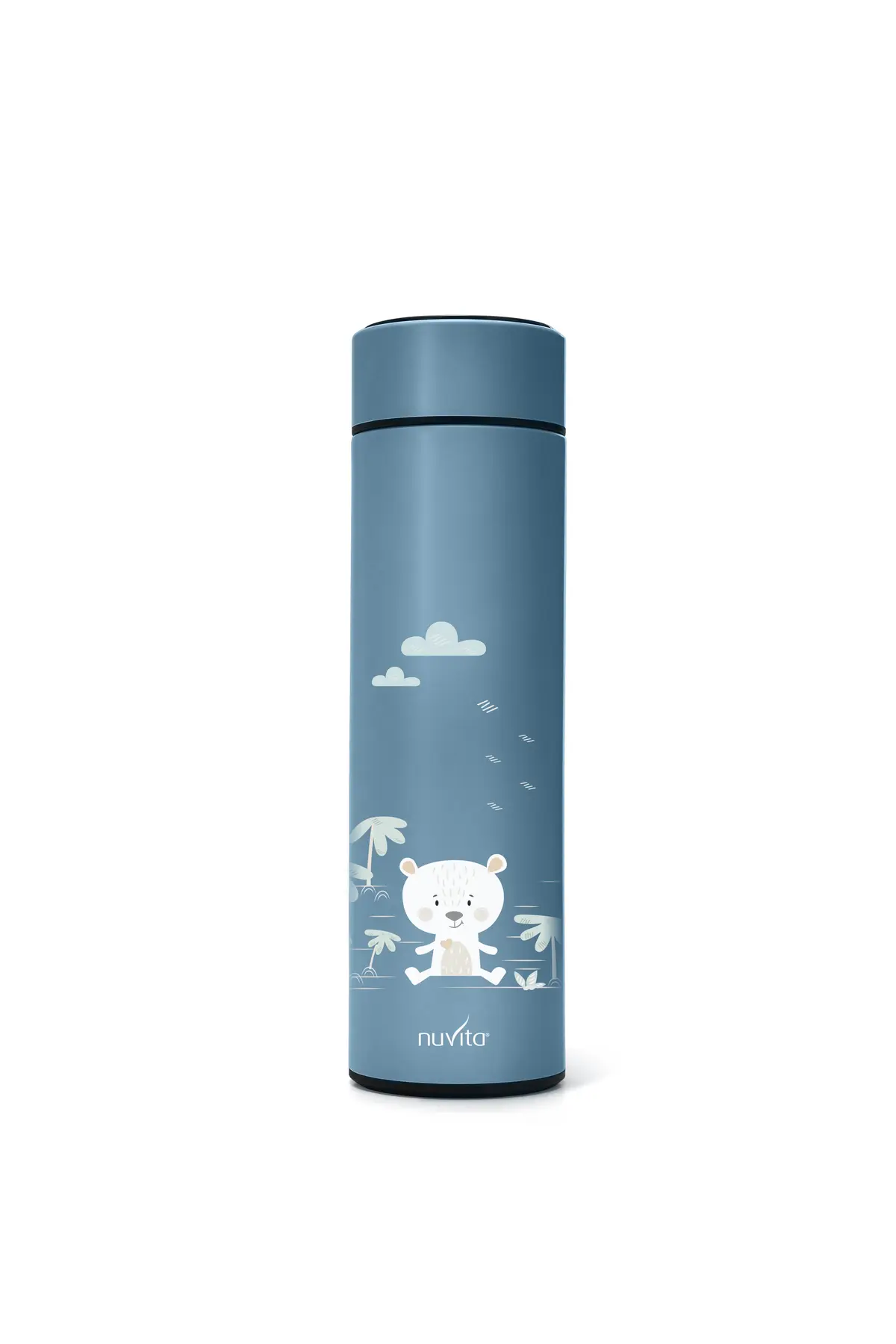 Thermos med temperatursensor, powderblue