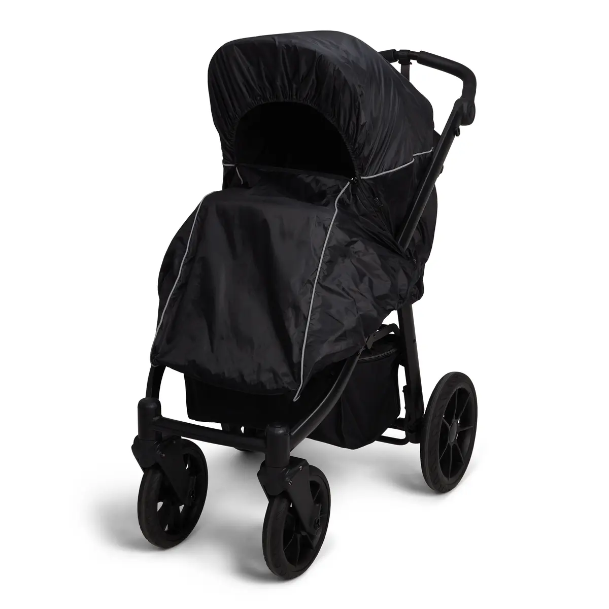 Universalt regntrekk til vogn, black